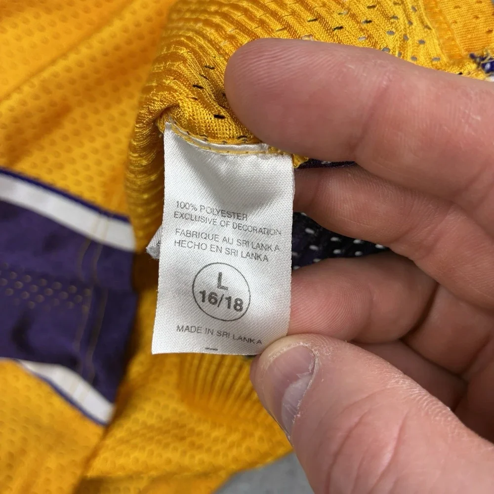 Vintage Nike Shaquille O'Neal LA Lakers‎ Swingman Jersey Youth L Y2K NBA